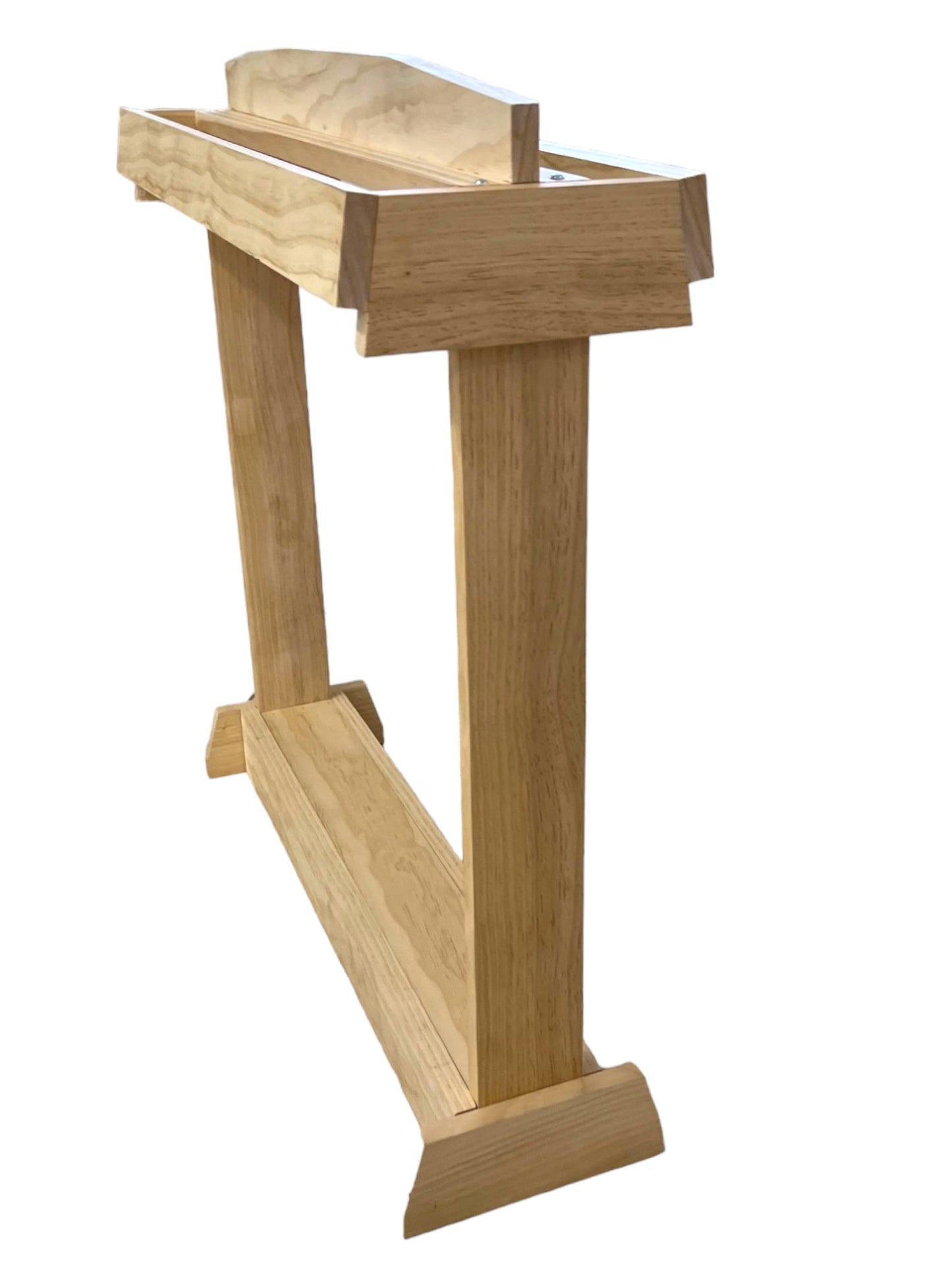 Denali Rustic Wood Saddle Stand